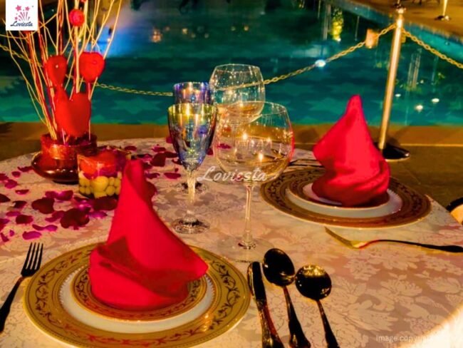 Poolside Dinner Date At Jaypee Vasant