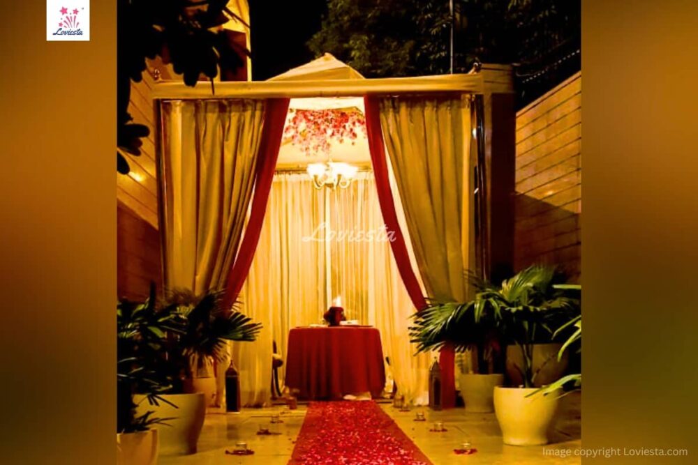 Valentine's Day Poolside Cabana Candlelight Dinner, Jaypee Vasant, Delhi
