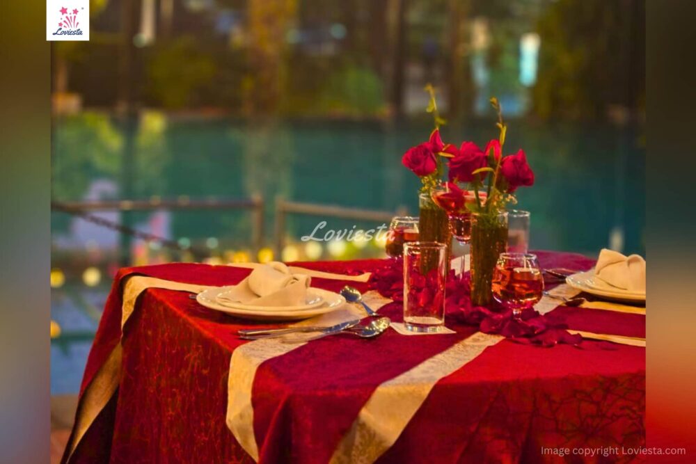 Valentine's Day Poolside Dining At Hotel Trinity, 5 Star Hotel, Whitefield Bangalore