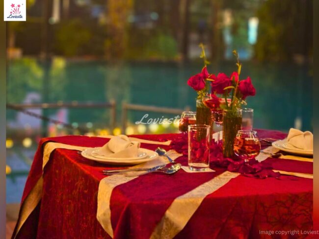 Valentine's Day Poolside Dining At Hotel Trinity, 5 Star Hotel, Whitefield Bangalore