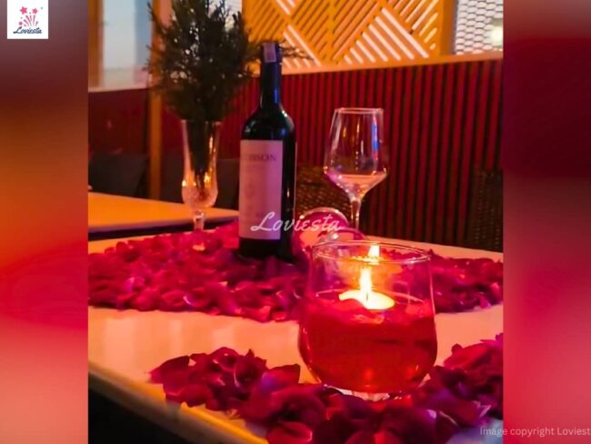 Rooftop Candlelight Dinner In Garden Galleria Noida