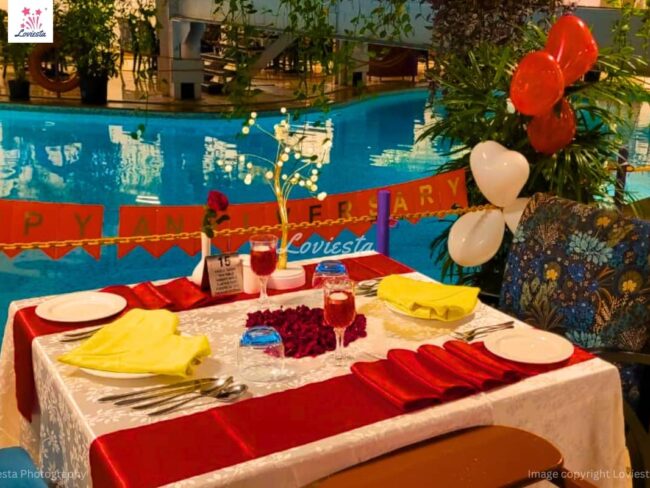Amusing Poolside Dinner At IRA By Orchid, Andheri East, Mumbai